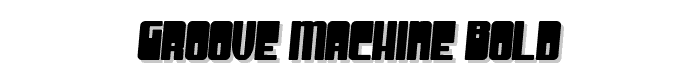 Groove Machine Bold font